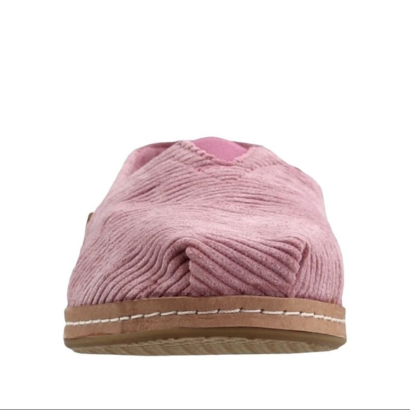 TOMS Womens Slip On Flats Pink Micro Corduroy Sz 6 - Picture 5 of 11